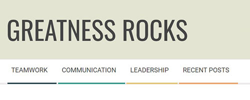 Greatness Rocks site