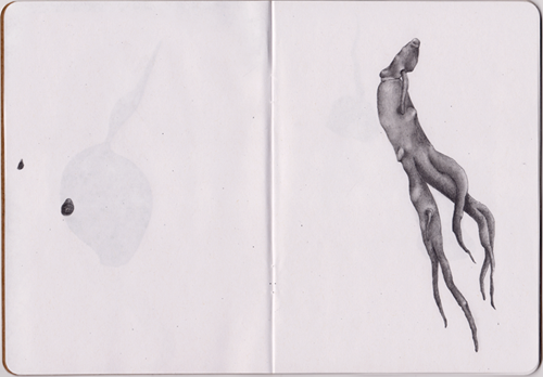 Life Underground sketchbook page