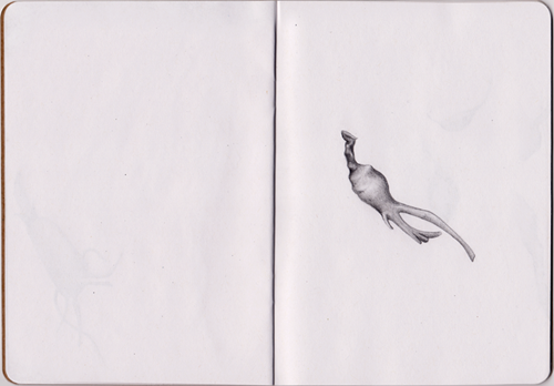 Life Underground sketchbook page